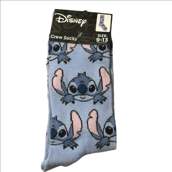 Disney Accessories - 4 /$25 Disney Stitch Novelty Crew Socks Lilo & Stitch Fun Crazy Socks